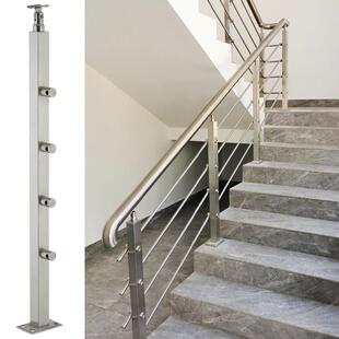 不锈钢楼梯扶手自装室内家用农村自建房楼梯栏杆室外平台阳台护栏