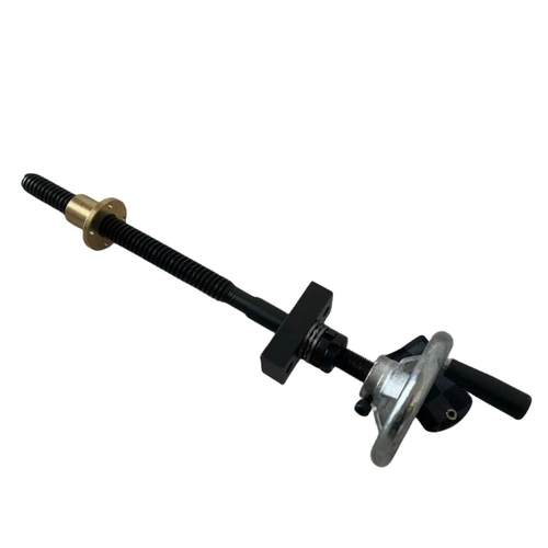 现货手摇梯形丝杆铜螺母粗牙反牙螺杆带轴承刻度款往复梯形升降