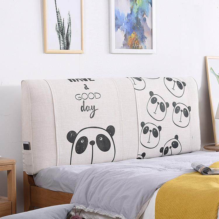芝兰布艺北欧实木无床头靠垫套榻榻米床头板软包靠背枕床头罩双人,居家布艺,床头靠垫,淘宝优惠券,粉丝福利购,淘宝优惠卷
