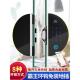 玻璃门指纹锁双开门办公密码 锁无孔推拉无框电子锁门禁智能锁