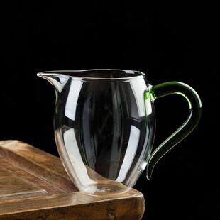 高端公道杯玻璃带滤茶器网泡茶茶海高档茶漏一体加厚倒茶公杯分茶