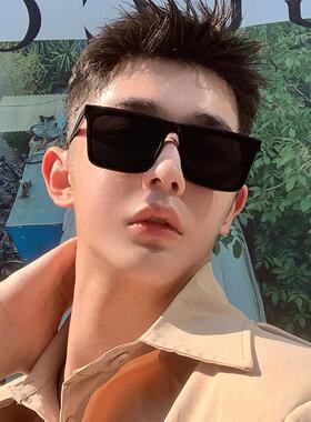 墨镜男士开车专用2025新款大脸偏光高清方形太阳镜眼镜近视带度数