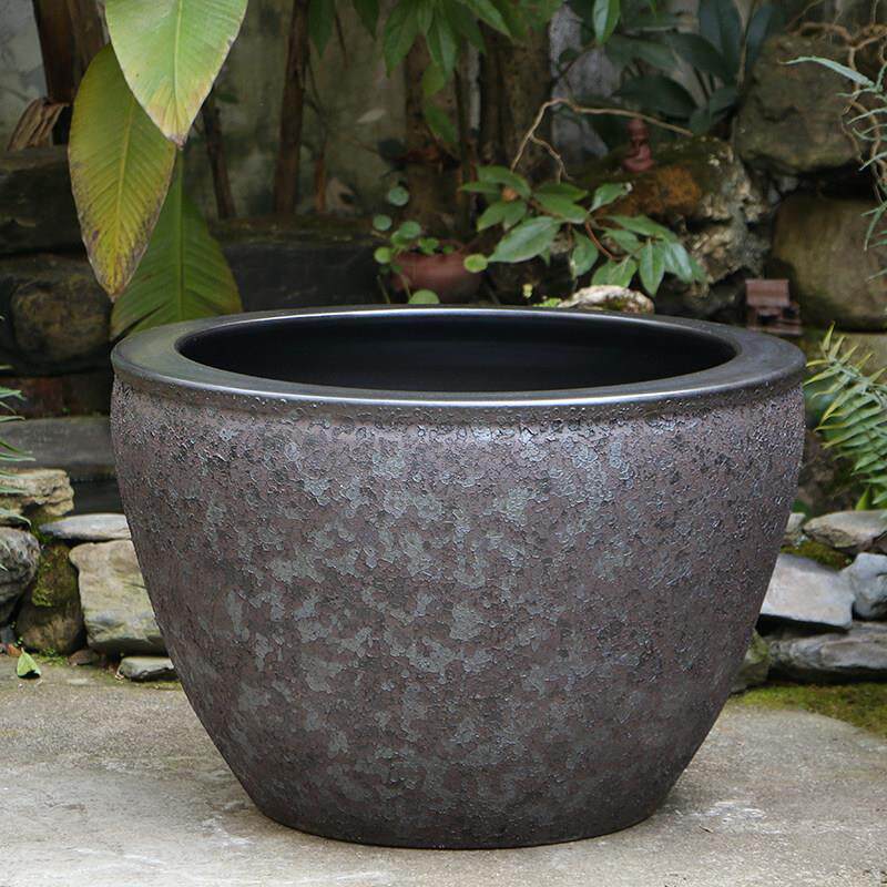 睡莲花盆陶瓷荷花盆缸大口径种树大花盆庭院家用特大号养鱼缸清仓