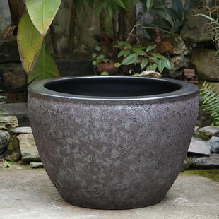 睡莲花盆陶瓷荷花盆缸大口径种树大花盆庭院家用特大号养鱼缸清仓