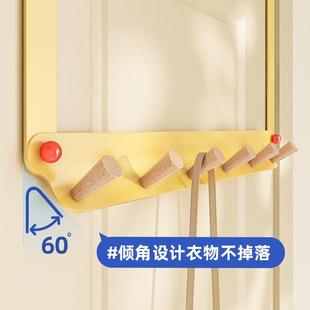 门后挂钩挂衣架门上挂衣钩免打孔卧室置物架卫生间门背后收纳壁挂