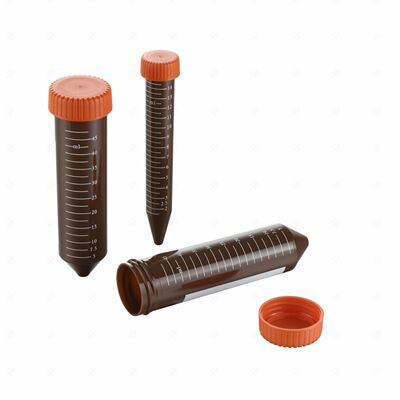 3111536塑料离心管实验室耗材15ml棕色离心管Virya锥底离心管