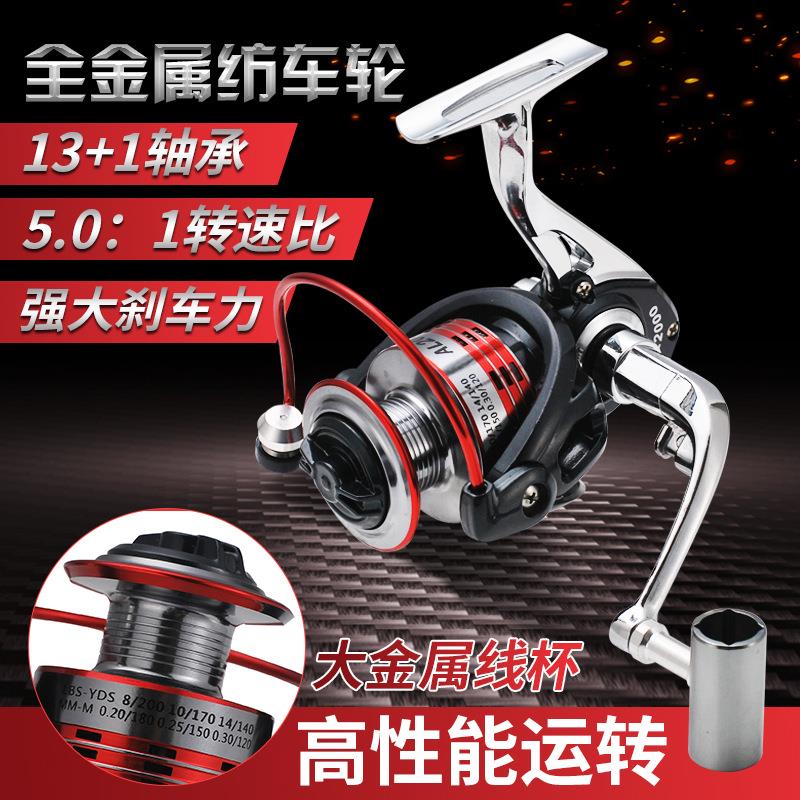 科迈龙全金属脚座硬质纺车轮矶钓轮渔线轮渔轮海竿轮路亚轮