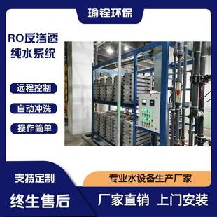 100t hRO反渗透设备超纯水处理设备节能全自动定制水处理系统