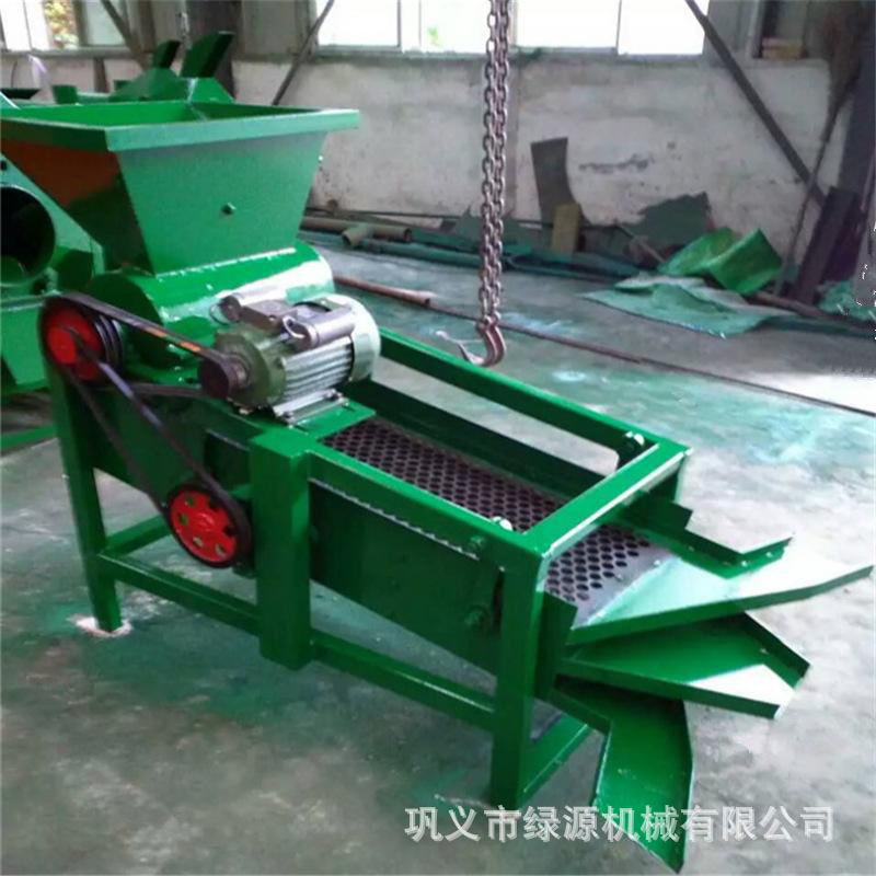 茶籽果仁破壳机 自动分筛茶籽剥壳机 杏核桐果去皮机