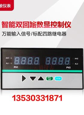 云敏WSAT-D823智能双回路数显控制仪 液位/压力测控仪