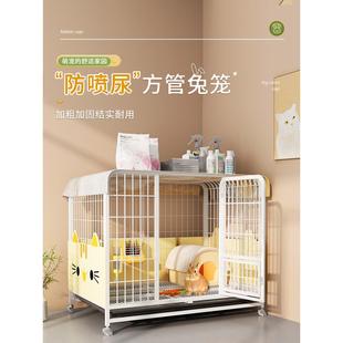 兔子笼子室内专用特大号荷兰猪笼清理托盘宠物兔窝双层兔笼子家用