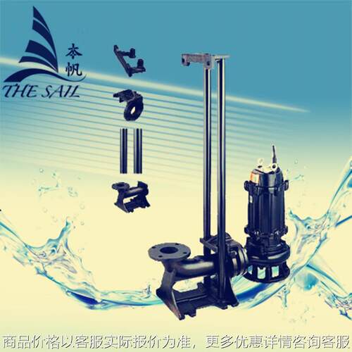 固定自耦式潜污泵 潜污泵可配自动耦合装置DN50 65 80 100 150