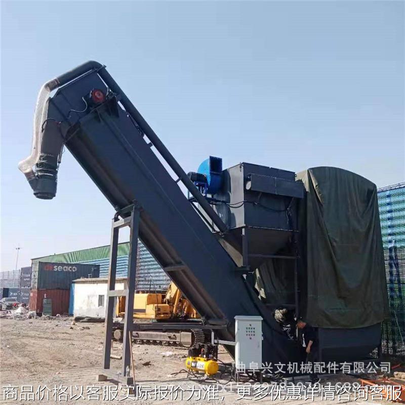 码头集装箱粉料卸车机石灰石粉集装箱卸灰机厂家现货济宁拆箱机
