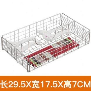 厨房餐具收纳盒家用消毒碗柜沥水笼筷筒架 和兴304不锈钢筷子盒