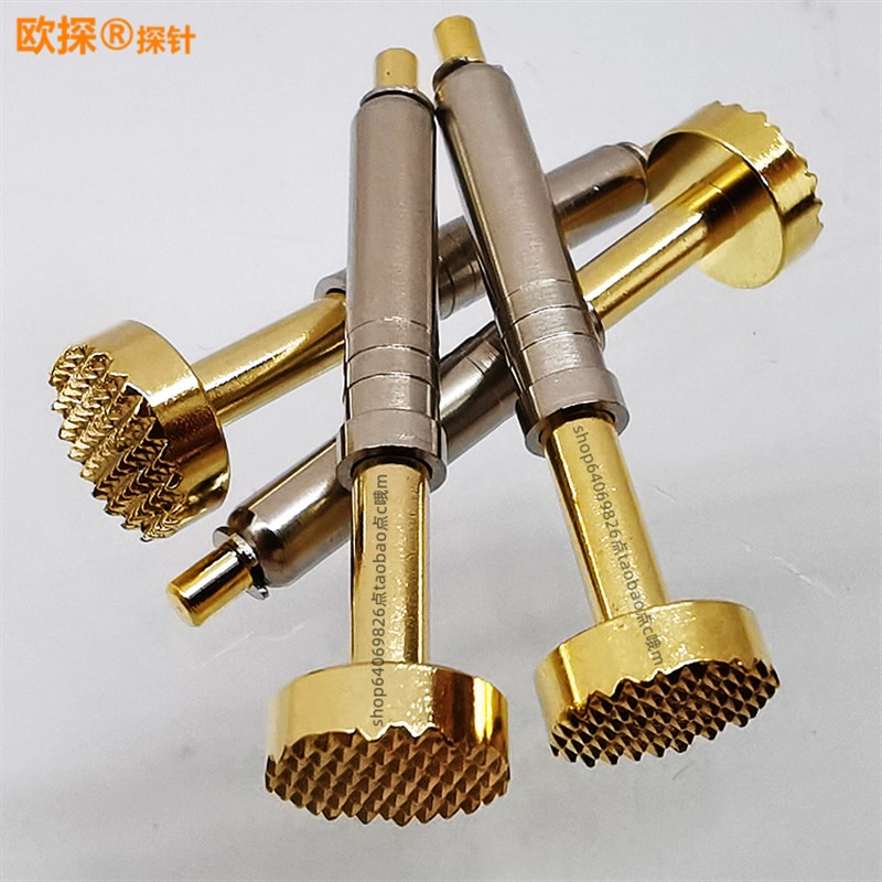 PH6H(10MM)68齿s特大头探针40长超大头梅花测试针多爪弹簧针 密