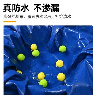 帆布鱼池防水布加厚n养殖龙虾养鱼蓄水池布家用游泳池全套养殖水