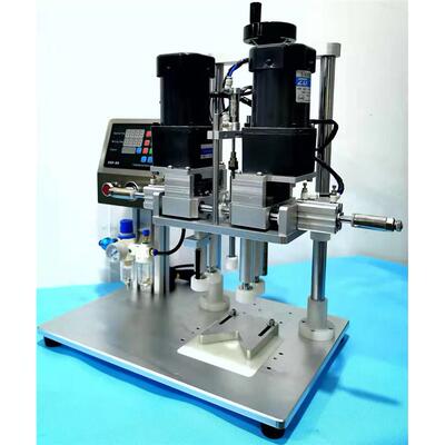 GKP-80半自动台式旋盖机鸭嘴盖拧盖机化妆品锁盖机精油封盖机