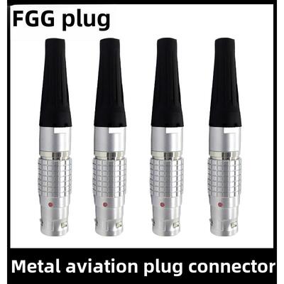 兼容LEMO雷莫连接器推拉自锁航空头插件FGG 00B 0B 1B 2B 3B插头