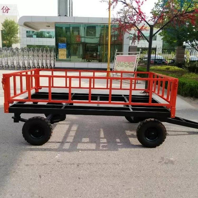 2吨框架围栏车围栏拖车2500*15009000元货物运输牵引式拖车