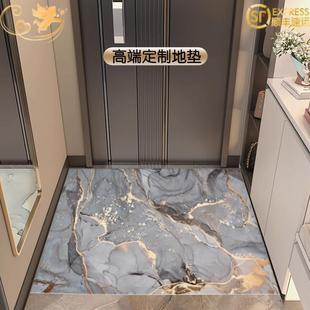 德国轻奢免洗门地垫商用玄关脚垫门口进门地毯可擦洗裁剪pvc门垫
