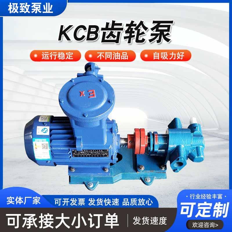 KCB齿轮油泵柴油润滑机油齿轮油泵铸铁135/200高压自吸抽油泵