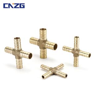 宝塔直通T型三通四通8mm1m425m120m煤气m软管接头外牙铜宝塔快插