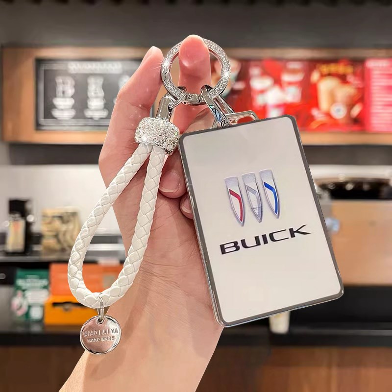 适用别克E5卡片钥匙套24款w专用别克E4汽车卡包新款君越卡套壳扣