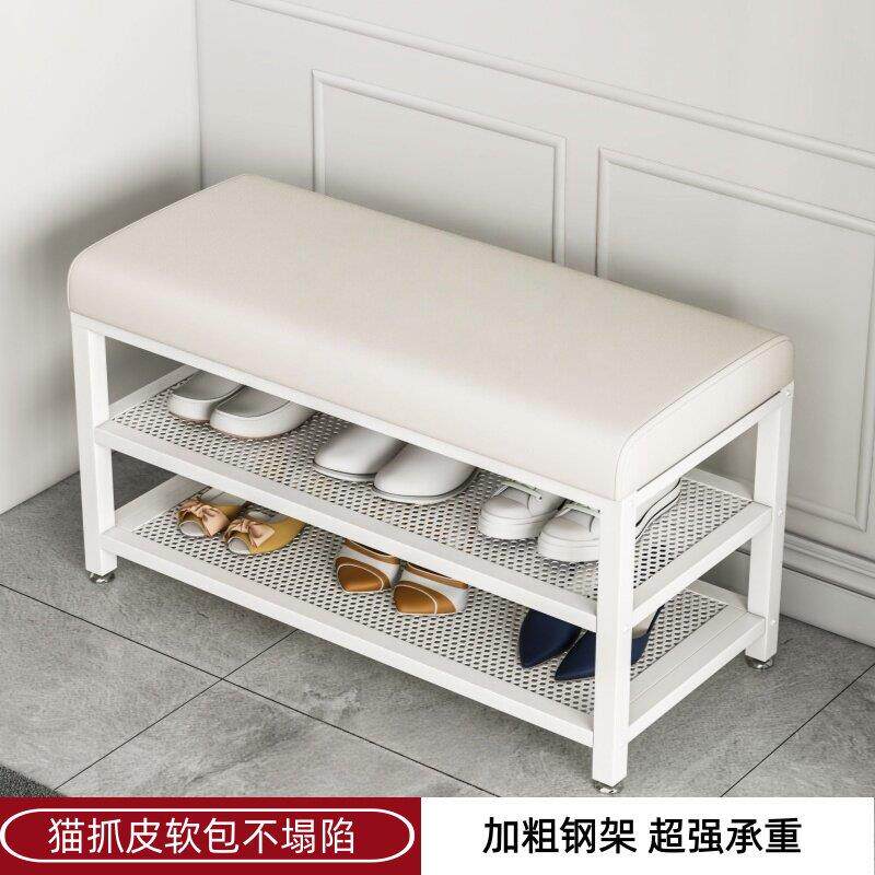 简易换鞋凳家用门口多层鞋柜入户玄关鞋架室内走廊鞋架鞋子软包