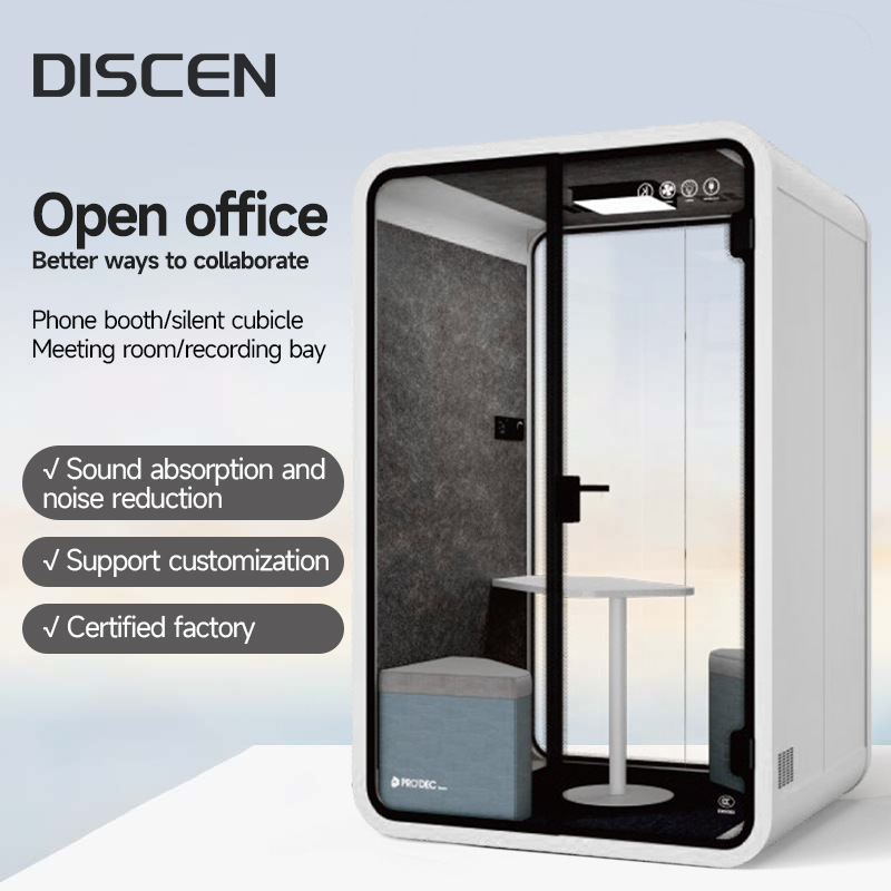跨境双人舱隔音房移动静音舱智能隔音舱直播间迷你易拆录音练歌房