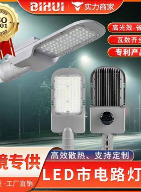 市电路灯50W100W150WLED公园路灯压铸铝IP65专利新农村路灯