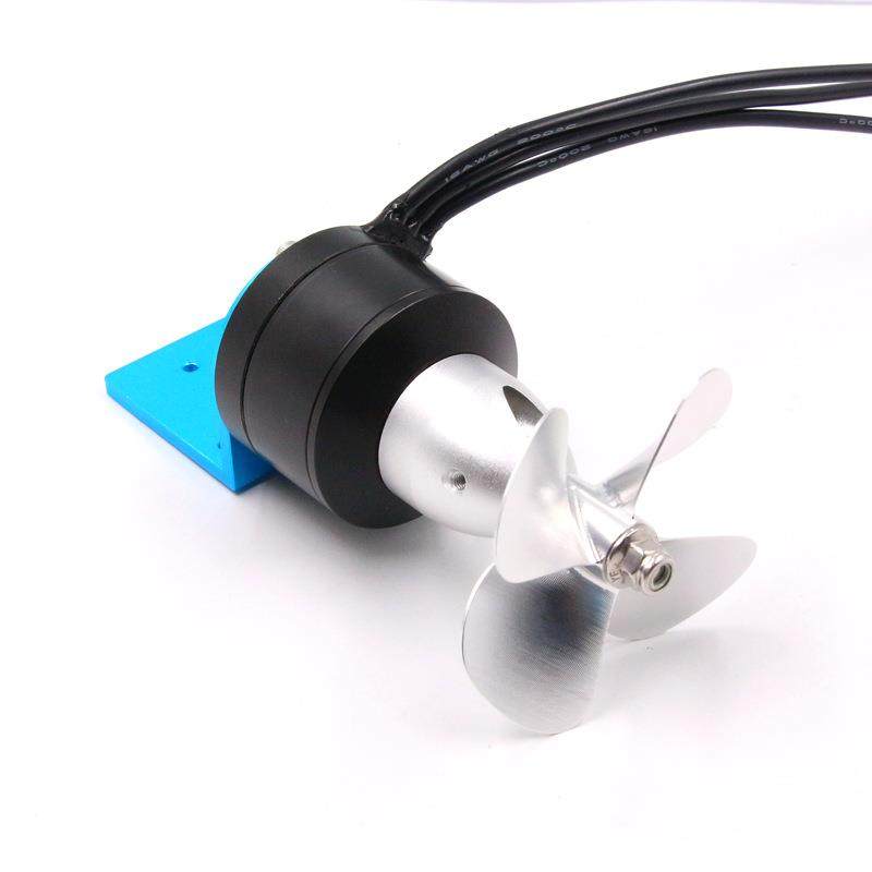 24V/5g钓鱼船打窝船拉网船防水马达YO-4T水下推进器金属桨叶