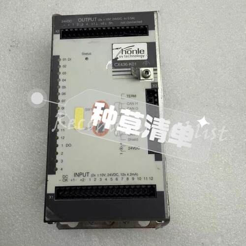 议价CX436-K01 Honle工控IO模块 工业自动化控制设备配件维修