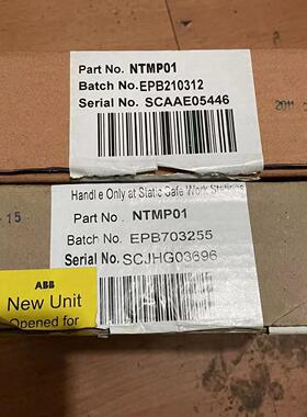 议价NTMP01 ABB工控自动化模块 工业控制配件维修