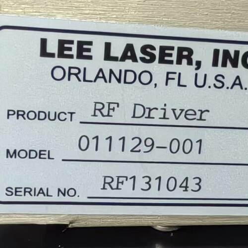 议价011129-001 RF Driver LEE LASER 工业射频驱动装置维修