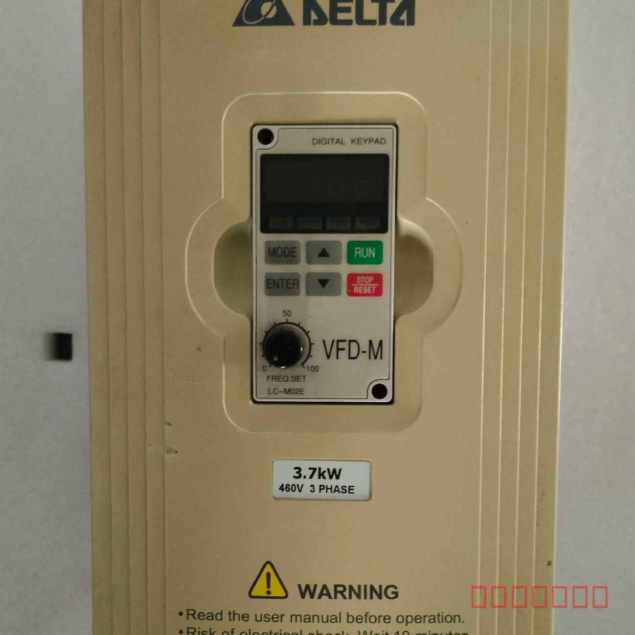 议价原装拆机台达变频器VFD037M43A，3.7kw成维修