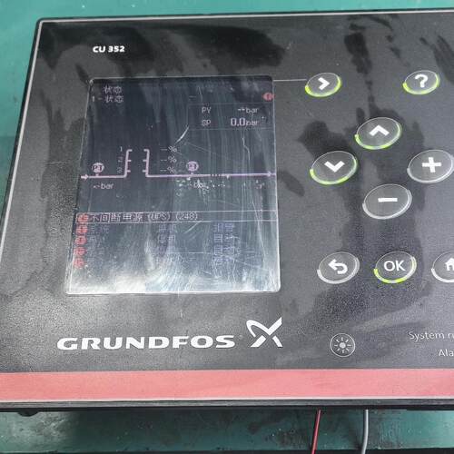 议价CU352 GRUNDFOS水泵控制器 工业自动化操作面板维修