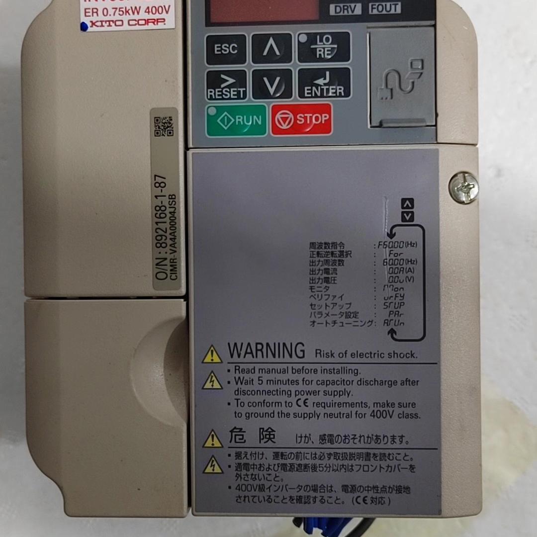 议价INV60FY211 变频器 安川KITO 0.75KW 400V 工控调速装置维修