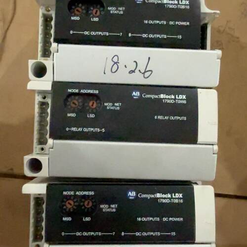 议价1790D-T0W6 AB CompactBlock LDX 工控输模块维修