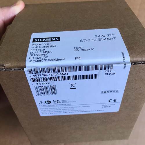 议价6ES7 288-1ST20-0AA1 ST20 CPU模块 S7-200 SMART 工控维修