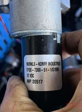 议价Merkle-Korff Industries直流减速电机维修