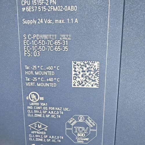 议价6ES7 515-2FM02-0AB0 CPU模块 工业自动化可编程控制器维修
