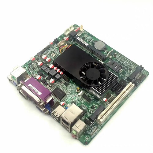 议价Atom D525 工控主板 1.8G 双COM 双VGA POS排队维修