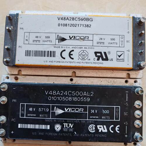议价V48A28C500BG V48A24C500AL2 VICOR电源模块 工业电源维修