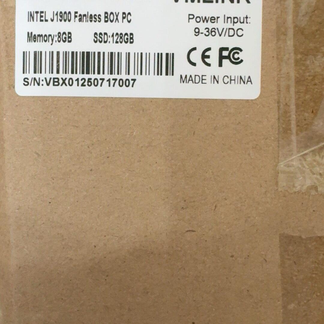议价VBX-4190-4E-8G-S128 工控机 J1900无风扇8G内存128G固态维修