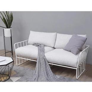 工业风格铁沙发卧室流行椅现代简约服装店工作室双人小沙发