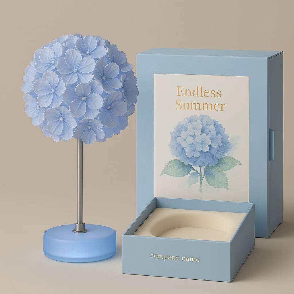 雾屿手作绣花球氛围感小台灯夜灯礼物推荐