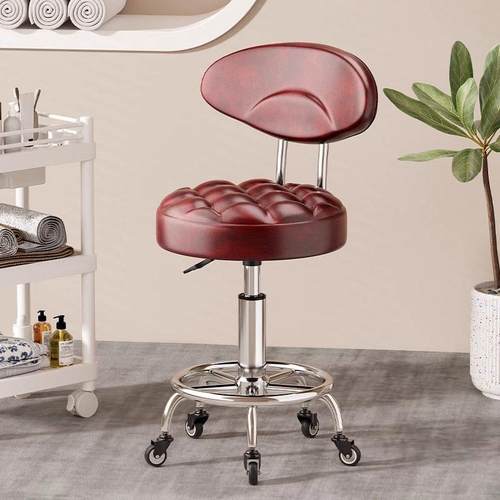 美容凳子滑轮升降美容院专用化妆美甲师椅发廊理发店美发大工凳