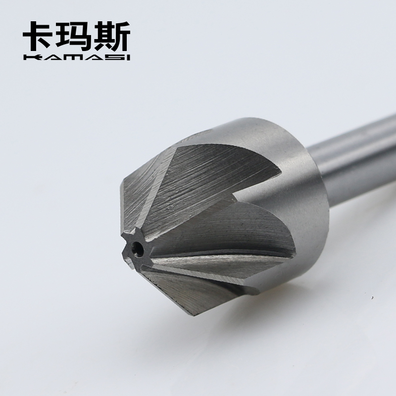 金属倒角器倒角刀90度120度60度多刃金属倒角钻直柄锪钻铣刀包邮