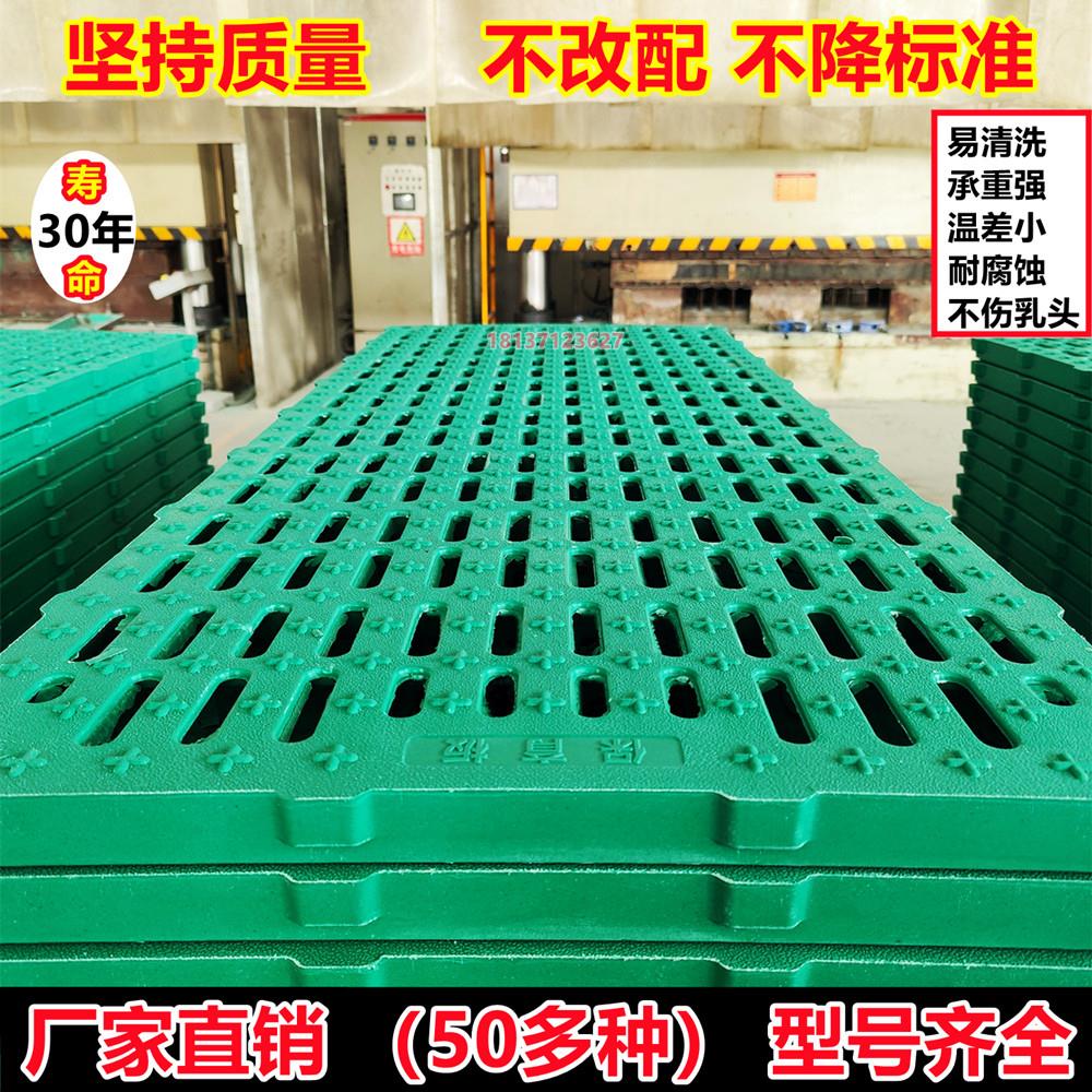 加厚育肥猪用漏粪板复合树脂塑料牛羊床屎板产仔母猪养猪场保育栏