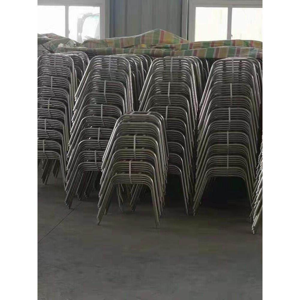 弯木椅支架不锈钢椅四脚快餐底座面馆学习食堂宿舍餐椅腿家
